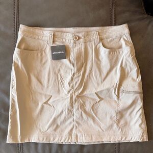NWT Eddie Bauer Light Tan Skirt